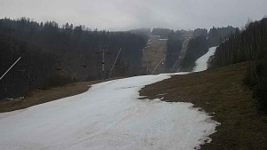 Ski areál SEVERKA v Dolní Lomné - Sjezdovka SEVERKA - 21.3.2023 v 07:00