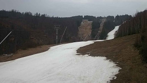 Ski areál SEVERKA v Dolní Lomné - Sjezdovka SEVERKA - 21.3.2023 v 08:00