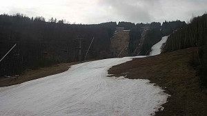 Ski areál SEVERKA v Dolní Lomné - Sjezdovka SEVERKA - 21.3.2023 v 09:00