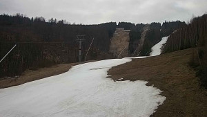 Ski areál SEVERKA v Dolní Lomné - Sjezdovka SEVERKA - 22.3.2023 v 08:00