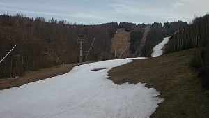 Ski areál SEVERKA v Dolní Lomné - Sjezdovka SEVERKA - 22.3.2023 v 17:00