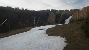 Ski areál SEVERKA v Dolní Lomné - Sjezdovka SEVERKA - 23.3.2023 v 07:00