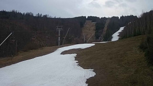 Ski areál SEVERKA v Dolní Lomné - Sjezdovka SEVERKA - 25.3.2023 v 06:00