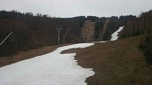 Ski areál SEVERKA v Dolní Lomné - Sjezdovka SEVERKA - 25.3.2023 v 07:00