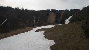 Ski areál SEVERKA v Dolní Lomné - Sjezdovka SEVERKA - 25.3.2023 v 09:00