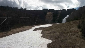 Ski areál SEVERKA v Dolní Lomné - Sjezdovka SEVERKA - 26.3.2023 v 13:00