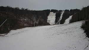 Ski areál SEVERKA v Dolní Lomné - Sjezdovka SEVERKA - 29.3.2023 v 19:00