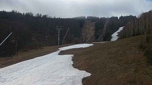 Ski areál SEVERKA v Dolní Lomné - Sjezdovka SEVERKA - 31.3.2023 v 09:00