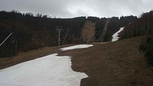 Ski areál SEVERKA v Dolní Lomné - Sjezdovka SEVERKA - 1.4.2023 v 12:00