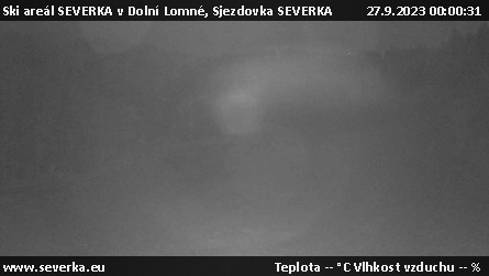 Ski areál SEVERKA v Dolní Lomné - Sjezdovka SEVERKA - 27.9.2023 v 00:00