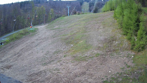 Ski areál SEVERKA v Dolní Lomné - Sjezdovka SEVERKA - 27.4.2024 v 07:00