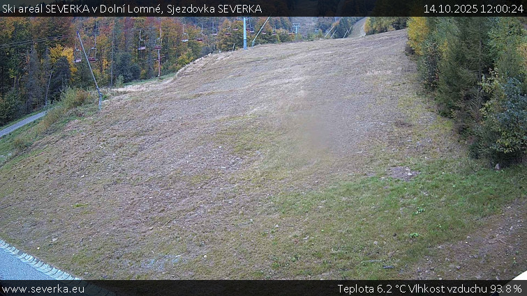 Ski areál SEVERKA v Dolní Lomné - Sjezdovka SEVERKA - 14.10.2025 v 12:00 Ski areál SEVERKA v Dolní Lomné - Sjezdovka SEVERKA - 14.10.2025 v 12:00