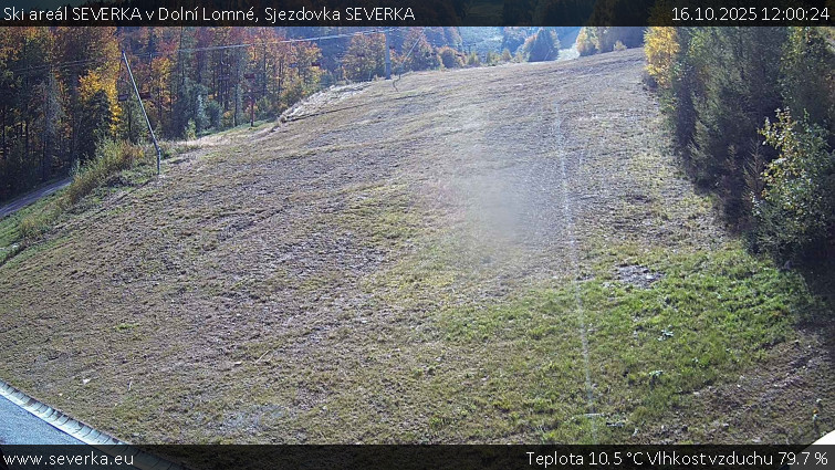 Ski areál SEVERKA v Dolní Lomné - Sjezdovka SEVERKA - 16.10.2025 v 12:00 Ski areál SEVERKA v Dolní Lomné - Sjezdovka SEVERKA - 16.10.2025 v 12:00