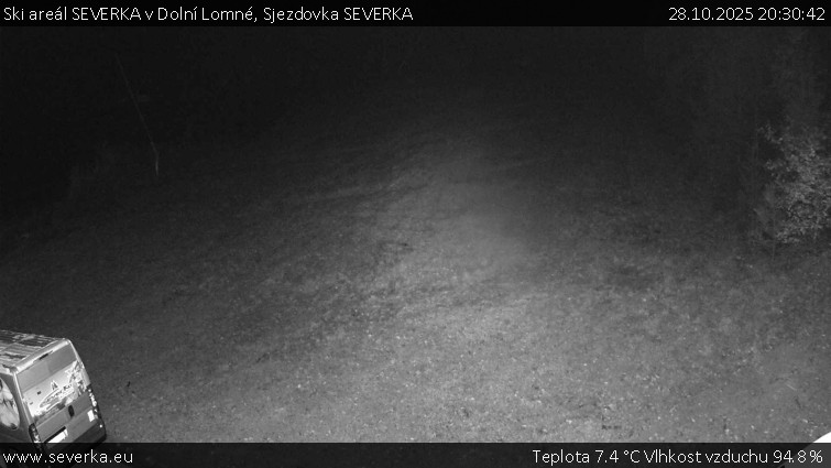 Ski areál SEVERKA v Dolní Lomné - Sjezdovka SEVERKA - 28.10.2025 v 20:30 Ski areál SEVERKA v Dolní Lomné - Sjezdovka SEVERKA - 28.10.2025 v 20:30