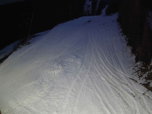 Ski areál SEVERKA v Dolní Lomné - Sjezdovka SEVERKA - 25.2.2026 v 17:50 Ski areál SEVERKA v Dolní Lomné - Sjezdovka SEVERKA - 25.2.2026 v 17:50