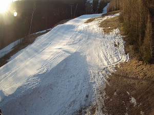 Ski areál SEVERKA v Dolní Lomné - Sjezdovka SEVERKA - 5.3.2026 v 07:50 Ski areál SEVERKA v Dolní Lomné - Sjezdovka SEVERKA - 5.3.2026 v 07:50