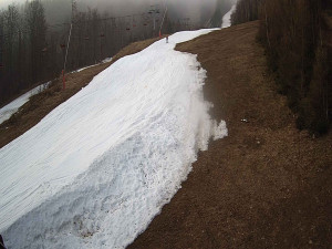 Ski areál SEVERKA v Dolní Lomné - Sjezdovka SEVERKA - 16.3.2026 v 06:45 Ski areál SEVERKA v Dolní Lomné - Sjezdovka SEVERKA - 16.3.2026 v 06:45