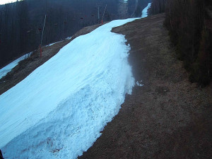 Ski areál SEVERKA v Dolní Lomné - Sjezdovka SEVERKA - 18.3.2026 v 05:55 Ski areál SEVERKA v Dolní Lomné - Sjezdovka SEVERKA - 18.3.2026 v 05:55