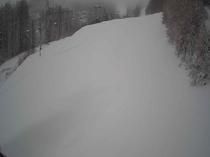 Ski areál SEVERKA v Dolní Lomné - Sjezdovka SEVERKA - 28.3.2026 v 06:45 Ski areál SEVERKA v Dolní Lomné - Sjezdovka SEVERKA - 28.3.2026 v 06:45