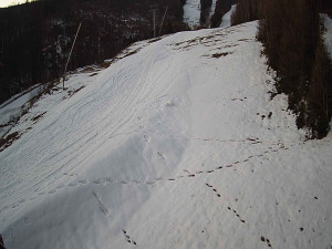 Ski areál SEVERKA v Dolní Lomné - Sjezdovka SEVERKA - 3.4.2026 v 06:10 Ski areál SEVERKA v Dolní Lomné - Sjezdovka SEVERKA - 3.4.2026 v 06:10