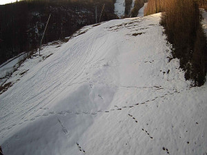 Ski areál SEVERKA v Dolní Lomné - Sjezdovka SEVERKA - 3.4.2026 v 07:40 Ski areál SEVERKA v Dolní Lomné - Sjezdovka SEVERKA - 3.4.2026 v 07:40