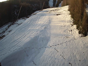 Ski areál SEVERKA v Dolní Lomné - Sjezdovka SEVERKA - 3.4.2026 v 07:45 Ski areál SEVERKA v Dolní Lomné - Sjezdovka SEVERKA - 3.4.2026 v 07:45