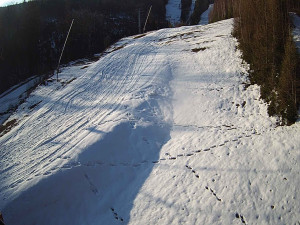 Ski areál SEVERKA v Dolní Lomné - Sjezdovka SEVERKA - 3.4.2026 v 07:50 Ski areál SEVERKA v Dolní Lomné - Sjezdovka SEVERKA - 3.4.2026 v 07:50