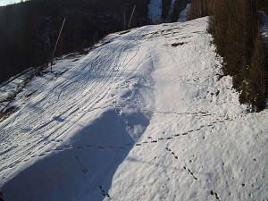 Ski areál SEVERKA v Dolní Lomné - Sjezdovka SEVERKA - 3.4.2026 v 08:05 Ski areál SEVERKA v Dolní Lomné - Sjezdovka SEVERKA - 3.4.2026 v 08:05