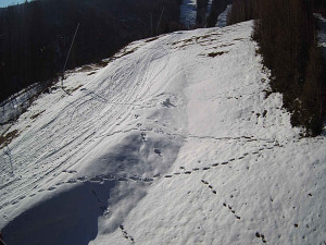 Ski areál SEVERKA v Dolní Lomné - Sjezdovka SEVERKA - 3.4.2026 v 09:20 Ski areál SEVERKA v Dolní Lomné - Sjezdovka SEVERKA - 3.4.2026 v 09:20