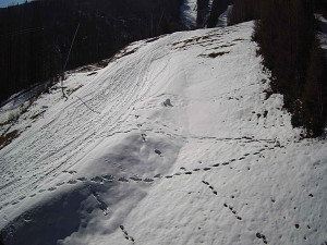 Ski areál SEVERKA v Dolní Lomné - Sjezdovka SEVERKA - 3.4.2026 v 10:10 Ski areál SEVERKA v Dolní Lomné - Sjezdovka SEVERKA - 3.4.2026 v 10:10