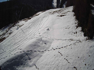 Ski areál SEVERKA v Dolní Lomné - Sjezdovka SEVERKA - 3.4.2026 v 10:35 Ski areál SEVERKA v Dolní Lomné - Sjezdovka SEVERKA - 3.4.2026 v 10:35