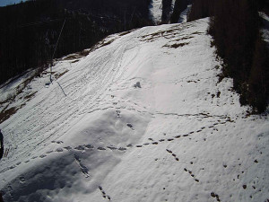 Ski areál SEVERKA v Dolní Lomné - Sjezdovka SEVERKA - 3.4.2026 v 10:45 Ski areál SEVERKA v Dolní Lomné - Sjezdovka SEVERKA - 3.4.2026 v 10:45