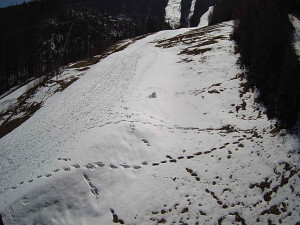 Ski areál SEVERKA v Dolní Lomné - Sjezdovka SEVERKA - 3.4.2026 v 12:40 Ski areál SEVERKA v Dolní Lomné - Sjezdovka SEVERKA - 3.4.2026 v 12:40