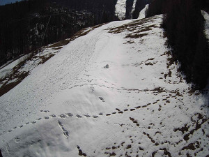 Ski areál SEVERKA v Dolní Lomné - Sjezdovka SEVERKA - 3.4.2026 v 12:45 Ski areál SEVERKA v Dolní Lomné - Sjezdovka SEVERKA - 3.4.2026 v 12:45