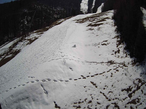 Ski areál SEVERKA v Dolní Lomné - Sjezdovka SEVERKA - 3.4.2026 v 12:50 Ski areál SEVERKA v Dolní Lomné - Sjezdovka SEVERKA - 3.4.2026 v 12:50