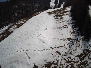 Ski areál SEVERKA v Dolní Lomné - Sjezdovka SEVERKA - 3.4.2026 v 13:45 Ski areál SEVERKA v Dolní Lomné - Sjezdovka SEVERKA - 3.4.2026 v 13:45