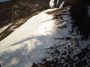 Ski areál SEVERKA v Dolní Lomné - Sjezdovka SEVERKA - 3.4.2026 v 14:55 Ski areál SEVERKA v Dolní Lomné - Sjezdovka SEVERKA - 3.4.2026 v 14:55