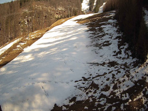 Ski areál SEVERKA v Dolní Lomné - Sjezdovka SEVERKA - 3.4.2026 v 15:35 Ski areál SEVERKA v Dolní Lomné - Sjezdovka SEVERKA - 3.4.2026 v 15:35