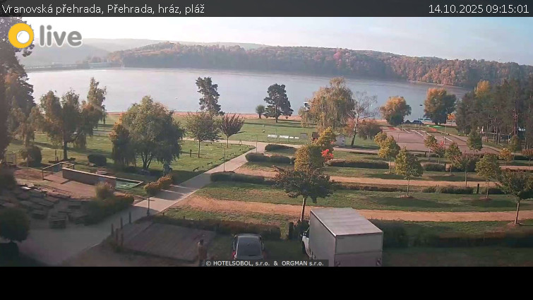 Vranovská přehrada - Přehrada, hráz, pláž - 14.10.2025 v 09:15 Vranovská přehrada - Přehrada, hráz, pláž - 14.10.2025 v 09:15