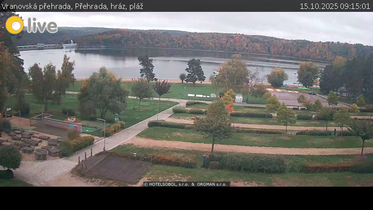 Vranovská přehrada - Přehrada, hráz, pláž - 15.10.2025 v 09:15 Vranovská přehrada - Přehrada, hráz, pláž - 15.10.2025 v 09:15