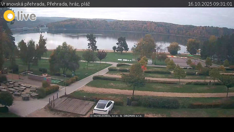 Vranovská přehrada - Přehrada, hráz, pláž - 16.10.2025 v 09:31 Vranovská přehrada - Přehrada, hráz, pláž - 16.10.2025 v 09:31