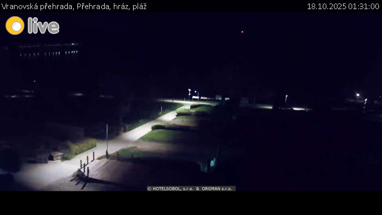 Vranovská přehrada - Přehrada, hráz, pláž - 18.10.2025 v 01:31 Vranovská přehrada - Přehrada, hráz, pláž - 18.10.2025 v 01:31