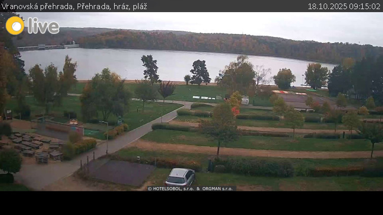 Vranovská přehrada - Přehrada, hráz, pláž - 18.10.2025 v 09:15 Vranovská přehrada - Přehrada, hráz, pláž - 18.10.2025 v 09:15