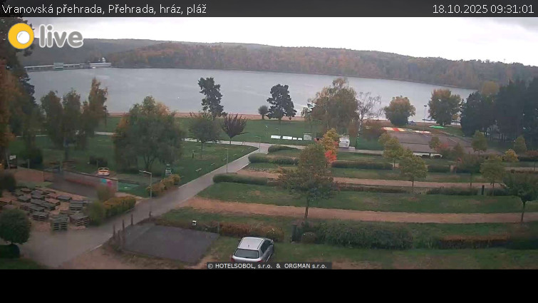Vranovská přehrada - Přehrada, hráz, pláž - 18.10.2025 v 09:31 Vranovská přehrada - Přehrada, hráz, pláž - 18.10.2025 v 09:31