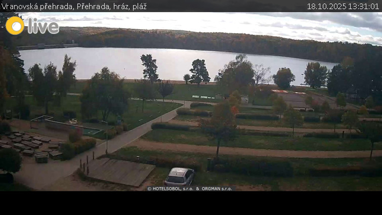Vranovská přehrada - Přehrada, hráz, pláž - 18.10.2025 v 13:31 Vranovská přehrada - Přehrada, hráz, pláž - 18.10.2025 v 13:31