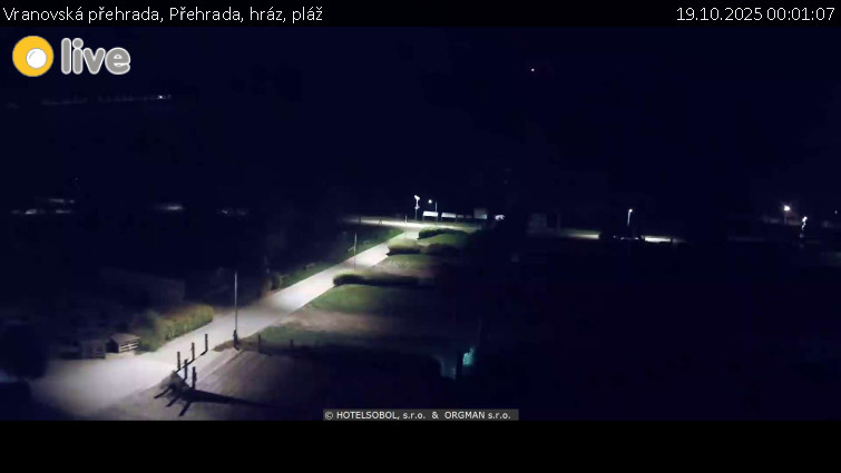 Vranovská přehrada - Přehrada, hráz, pláž - 19.10.2025 v 00:01 Vranovská přehrada - Přehrada, hráz, pláž - 19.10.2025 v 00:01