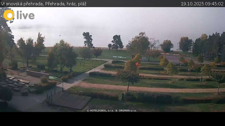Vranovská přehrada - Přehrada, hráz, pláž - 19.10.2025 v 09:45 Vranovská přehrada - Přehrada, hráz, pláž - 19.10.2025 v 09:45