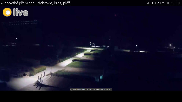 Vranovská přehrada - Přehrada, hráz, pláž - 20.10.2025 v 00:15 Vranovská přehrada - Přehrada, hráz, pláž - 20.10.2025 v 00:15