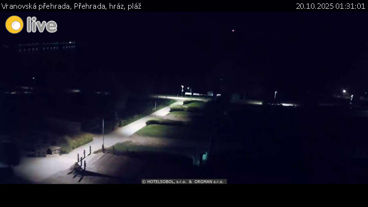 Vranovská přehrada - Přehrada, hráz, pláž - 20.10.2025 v 01:31 Vranovská přehrada - Přehrada, hráz, pláž - 20.10.2025 v 01:31
