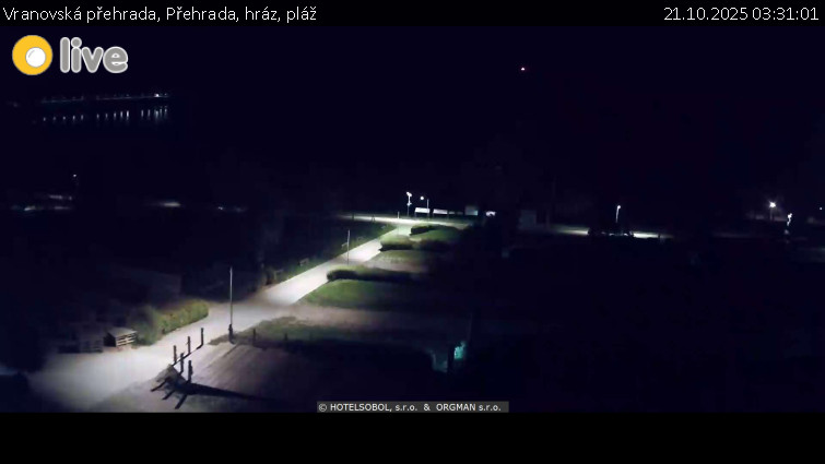 Vranovská přehrada - Přehrada, hráz, pláž - 21.10.2025 v 03:31 Vranovská přehrada - Přehrada, hráz, pláž - 21.10.2025 v 03:31
